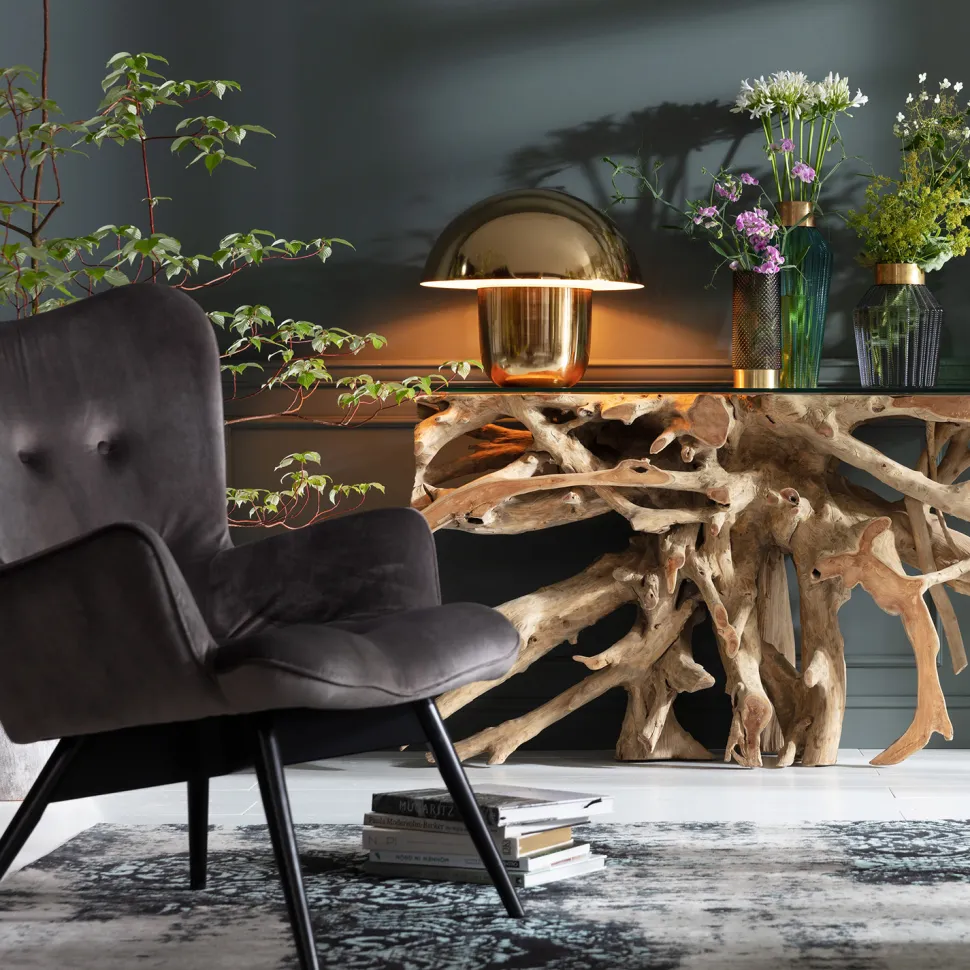 KARE Design Tafellamp Mushroom Messing Best