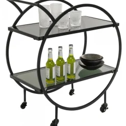 KARE Design Trolley Loft Zwart Flash Sale