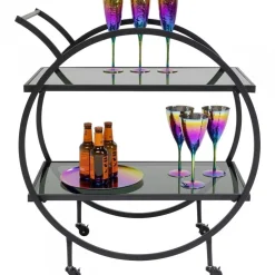 KARE Design Trolley Loft Zwart Flash Sale