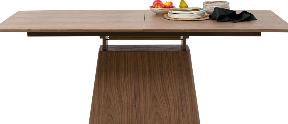 KARE Design Uitschuifbare Eettafel Benvenuto Walnut 200(50)x110cm Store