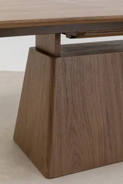 KARE Design Uitschuifbare Eettafel Benvenuto Walnut 200(50)x110cm Store