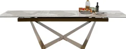 KARE Design Uitschuifbare Eettafel Connesso Brass 200(+60)x100cm Online