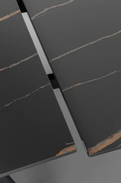 KARE Design Uitschuifbare Eettafel Xenia Black 140(30+30)x80cm Best