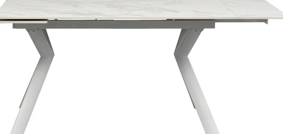 KARE Design Uitschuifbare Tafel Xenia White 140(+30+30)x80cm Store
