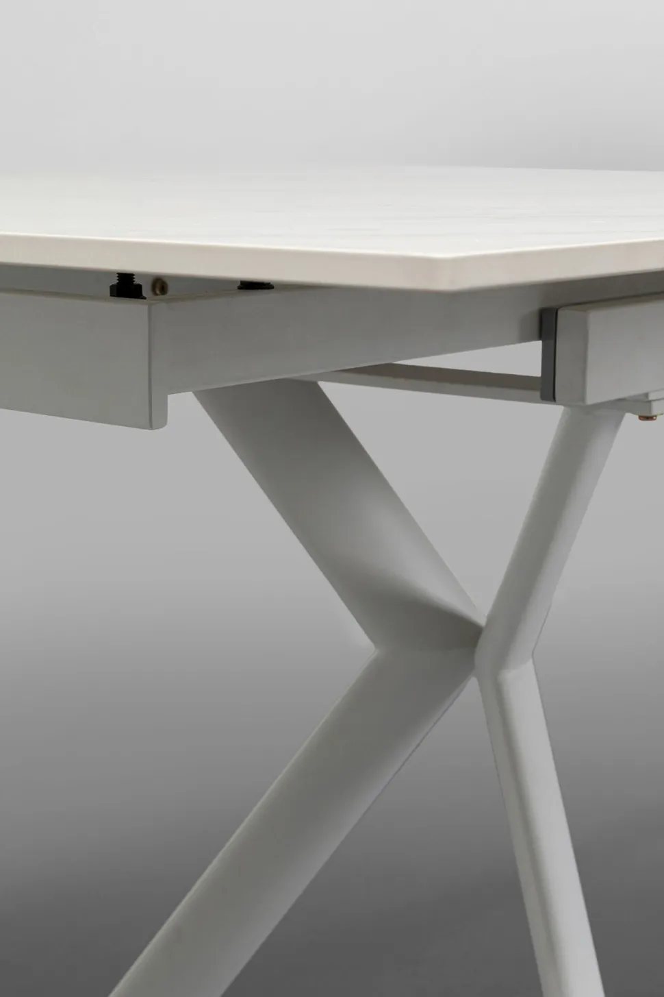 KARE Design Uitschuifbare Tafel Xenia White 140(+30+30)x80cm Store