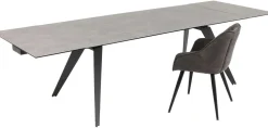 KARE Design Uitschuiftafel Amsterdam Donker 200(45+45)x100cm Flash Sale