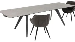 KARE Design Uitschuiftafel Amsterdam Donker 200(45+45)x100cm Flash Sale