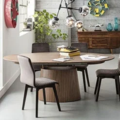 KARE Design Uitschuiftafel Benvenuto Walnoot 200(50)x110cm Fashion