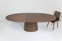 KARE Design Uitschuiftafel Benvenuto Walnoot 200(50)x110cm Fashion