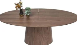 KARE Design Uitschuiftafel Benvenuto Walnoot 200(50)x110cm Fashion