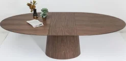 KARE Design Uitschuiftafel Benvenuto Walnoot 200(50)x110cm Fashion