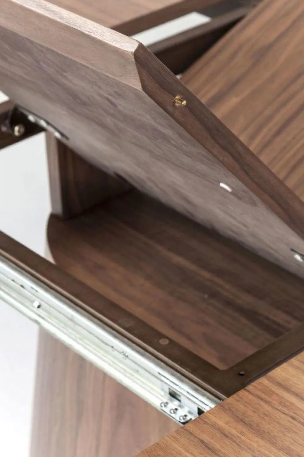 KARE Design Uitschuiftafel Benvenuto Walnoot 200(50)x110cm Fashion