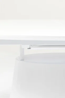 KARE Design Uitschuiftafel Benvenuto Wit 200(50)x110cm Fashion