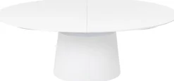 KARE Design Uitschuiftafel Benvenuto Wit 200(50)x110cm Fashion
