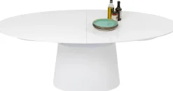 KARE Design Uitschuiftafel Benvenuto Wit 200(50)x110cm Fashion