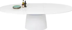 KARE Design Uitschuiftafel Benvenuto Wit 200(50)x110cm Fashion