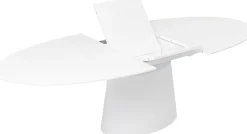 KARE Design Uitschuiftafel Benvenuto Wit 200(50)x110cm Fashion