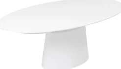 KARE Design Uitschuiftafel Benvenuto Wit 200(50)x110cm Fashion