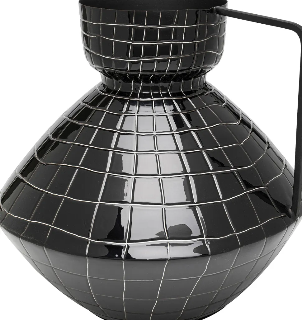 KARE Design Vaas Black Mesh Handle 29cm Online