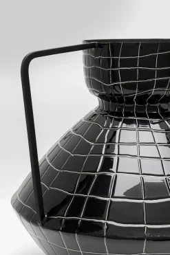 KARE Design Vaas Black Mesh Handle 29cm Online