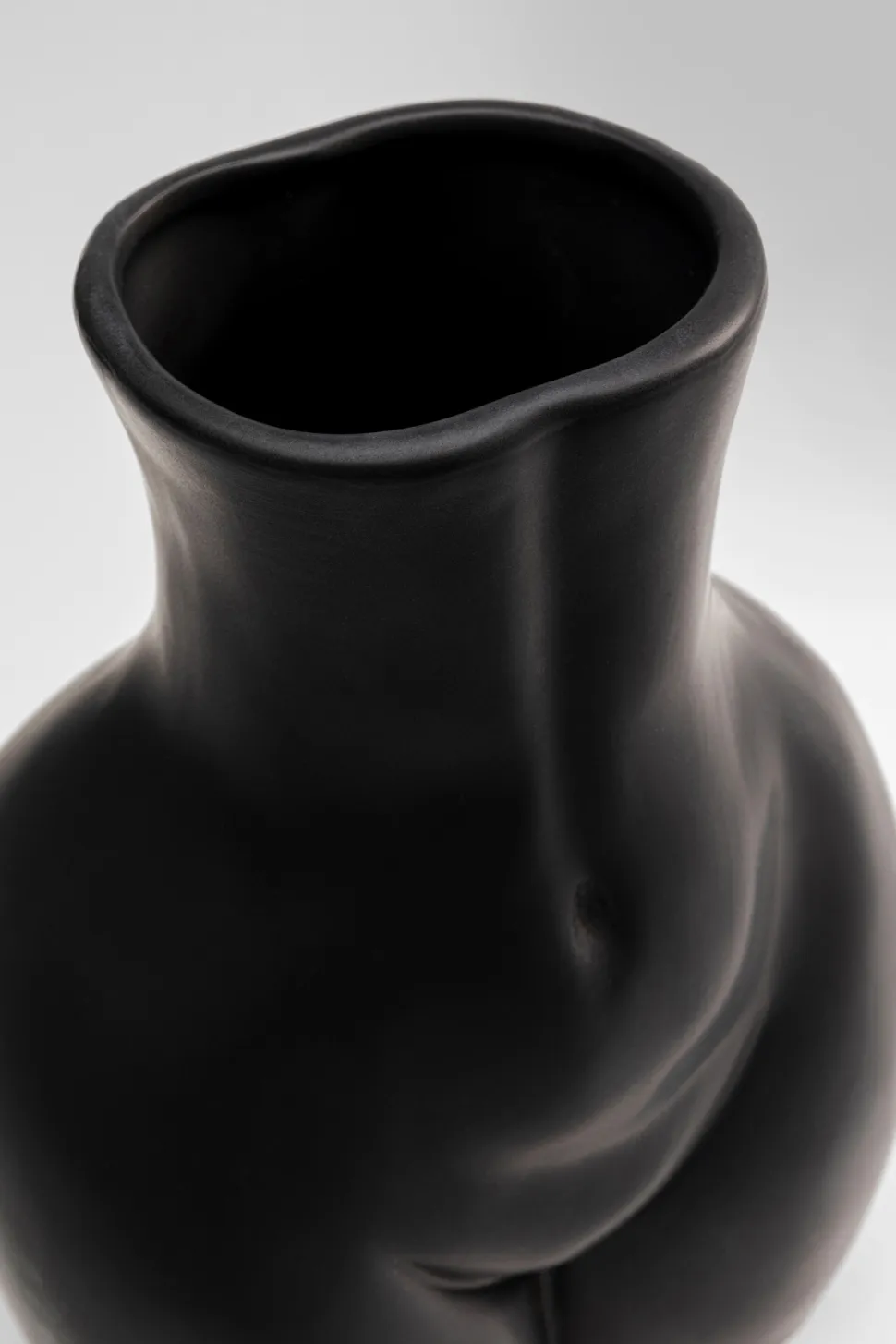 KARE Design Vaas Donna Black 22cm Outlet