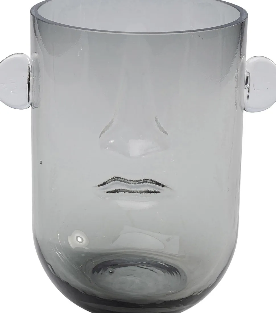 KARE Design Vaas Face Grijs Klein Discount
