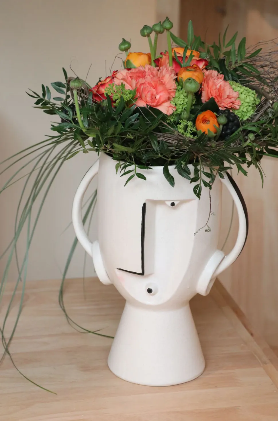 KARE Design Vaas Face Pot 30cm Discount