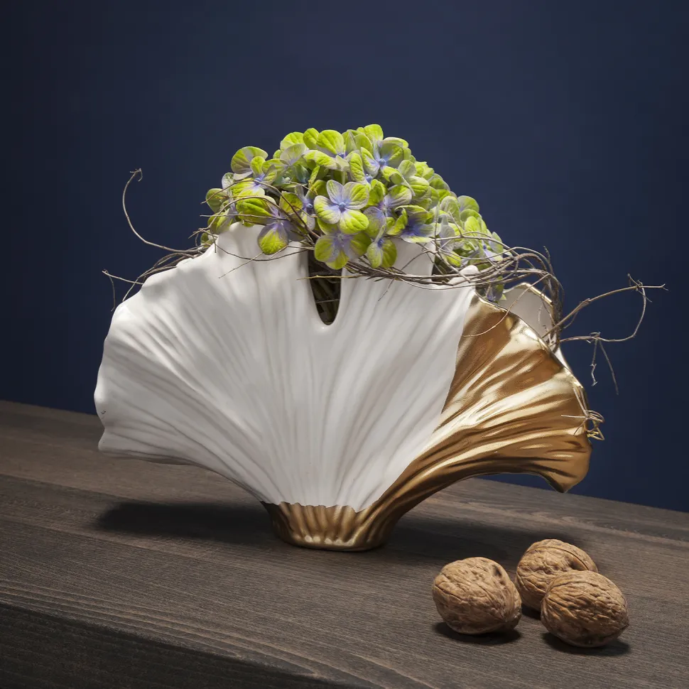 KARE Design Vaas Ginkgo Elegance 18cm Outlet