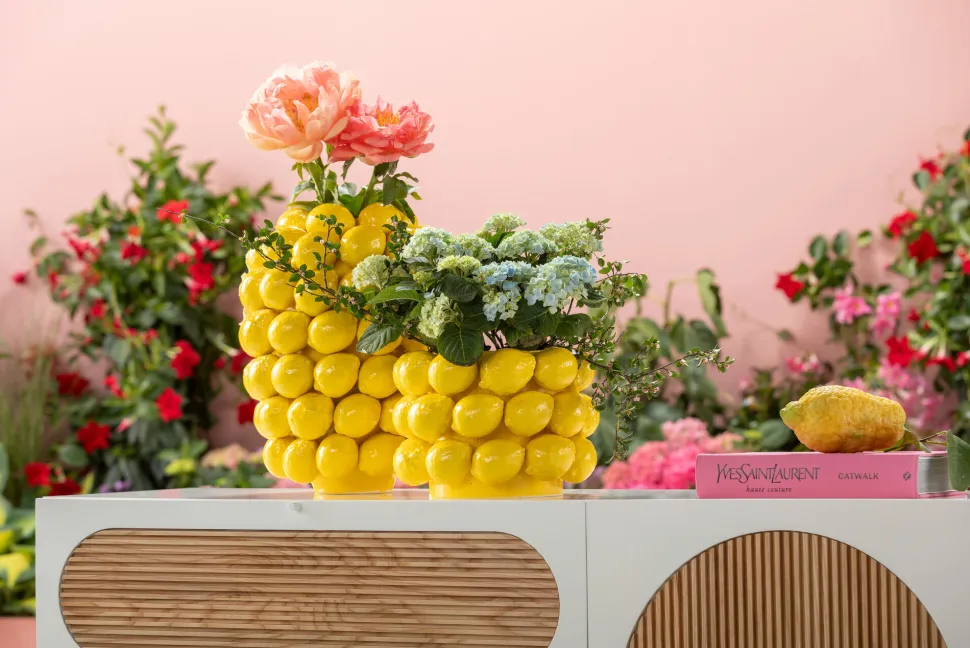 KARE Design Vaas Lemon Juice 40cm Sale