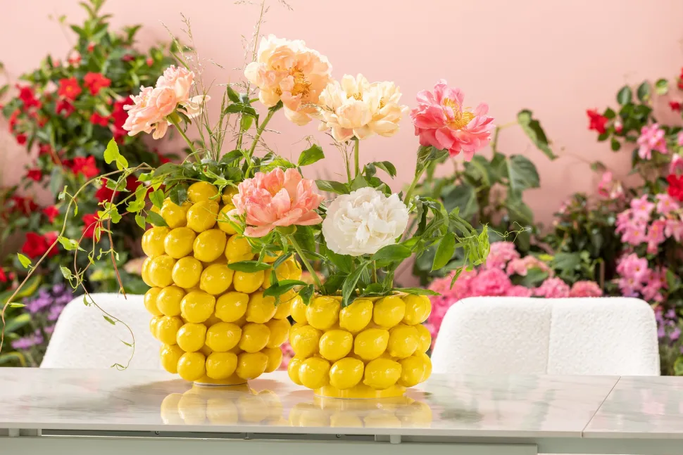 KARE Design Vaas Lemon Juice 40cm Sale