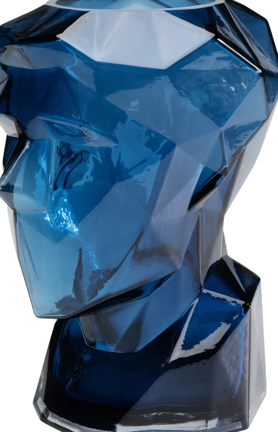 KARE Design Vaas Prisma Face Blue 30cm Cheap