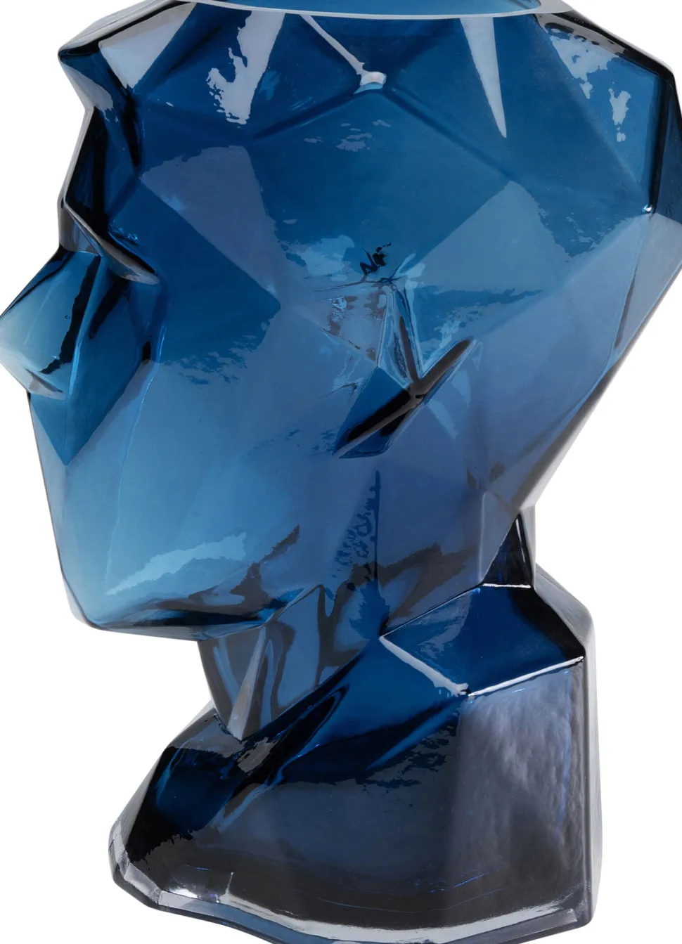 KARE Design Vaas Prisma Face Blue 30cm Cheap