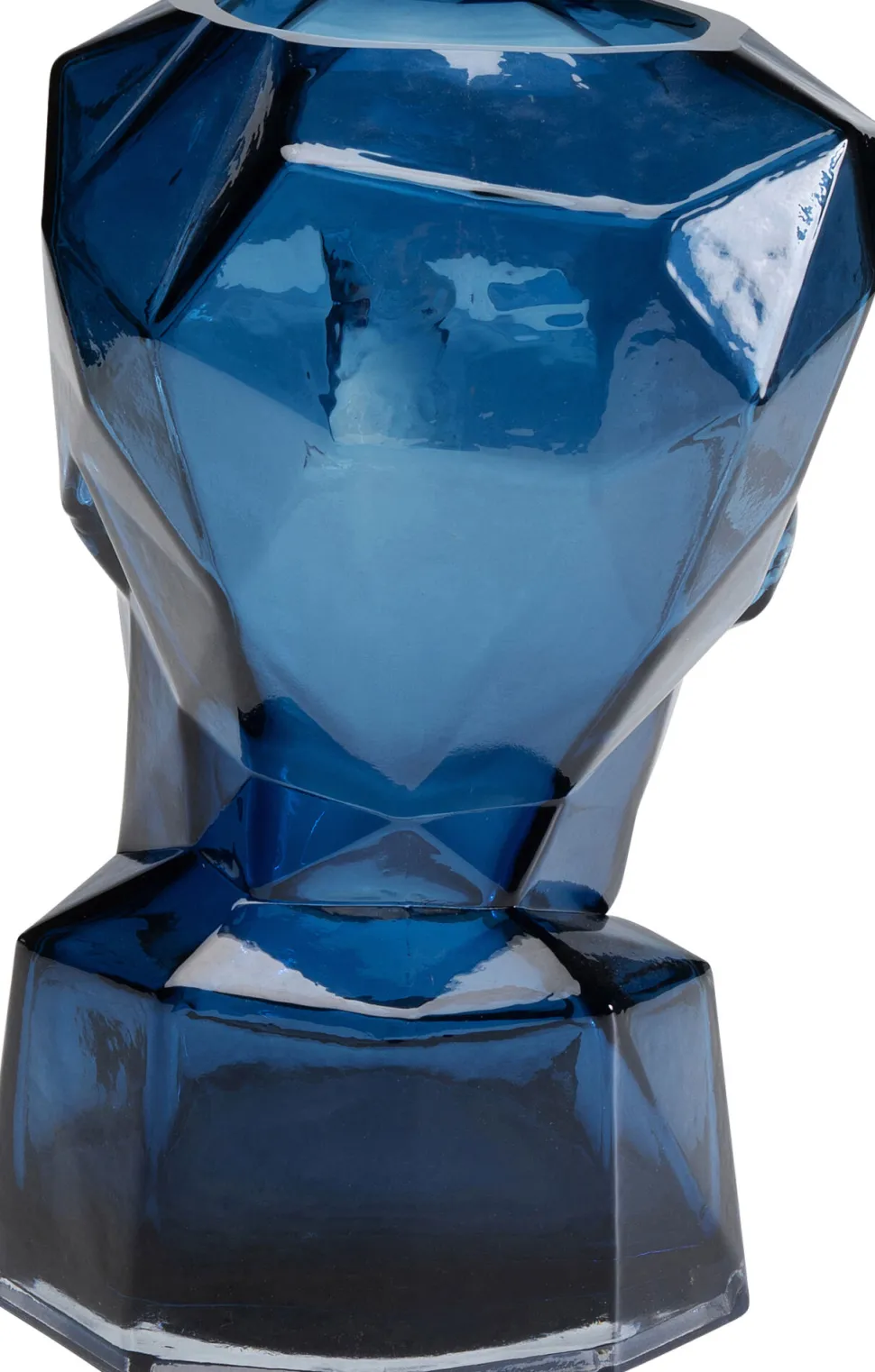 KARE Design Vaas Prisma Face Blue 30cm Cheap