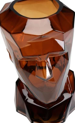 KARE Design Vaas Prisma Face Brown 30cm New
