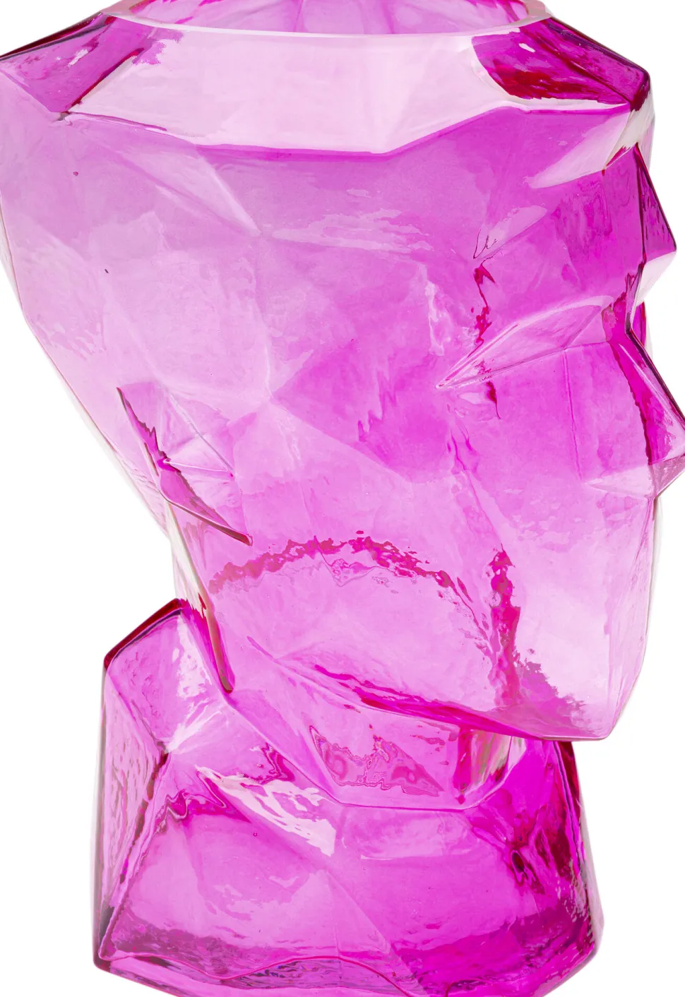 KARE Design Vaas Prisma Face Pink 30cm Flash Sale