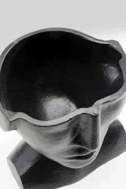 KARE Design Vaas Rostro Black 17cm Clearance