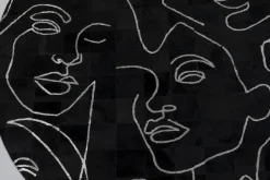 KARE Design Vloerkleed Art Faces Ø250cm Best