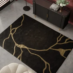 KARE Design Vloerkleed Fulmine Black 170x240cm Fashion