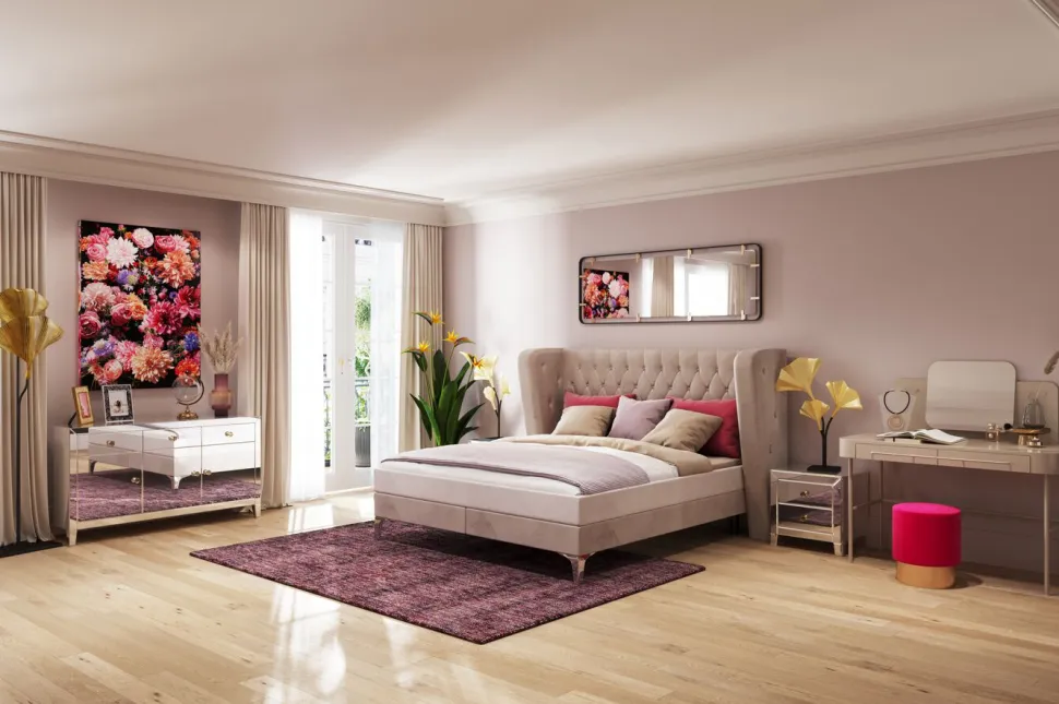 KARE Design Vloerkleed Gianna Wijnrood 170x240cm Cheap