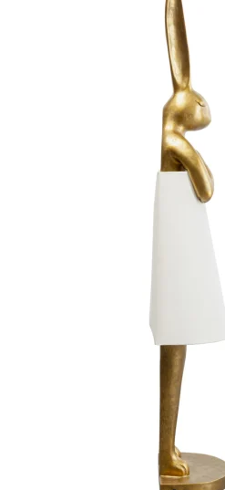 KARE Design Vloerlamp Animal Rabbit Gold-White 150cm Sale