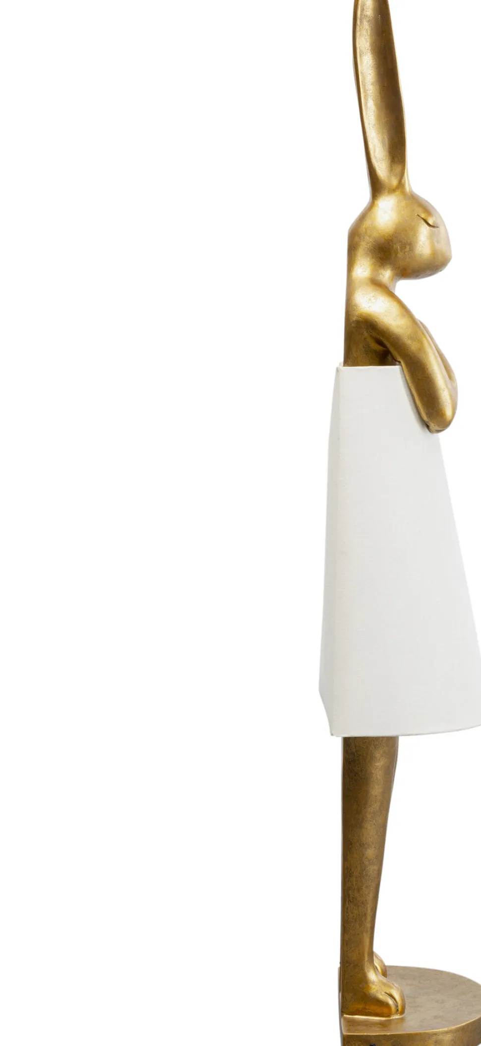 KARE Design Vloerlamp Animal Rabbit Gold-White 150cm Sale
