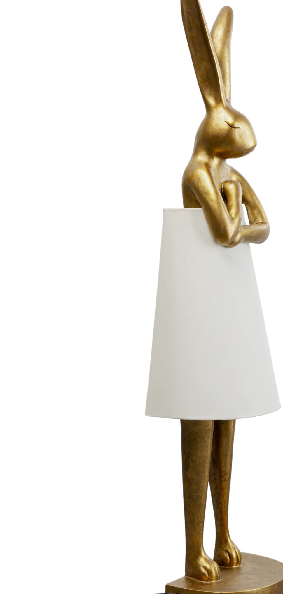 KARE Design Vloerlamp Animal Rabbit Gold-White 150cm Sale