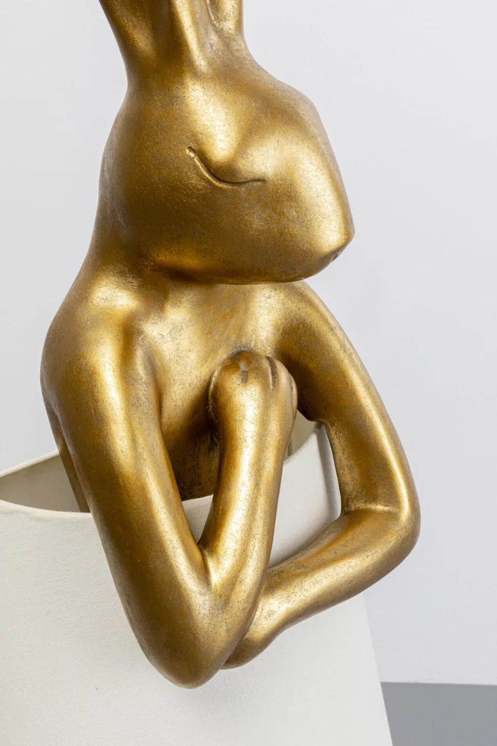 KARE Design Vloerlamp Animal Rabbit Gold-White 150cm Sale