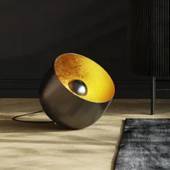 KARE Design Vloerlamp Apollon Smooth Black Ø35cm Online