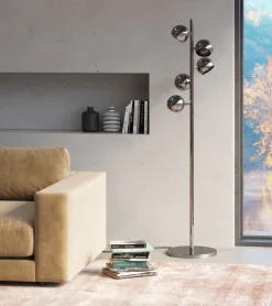 KARE Design Vloerlamp Calotta Chroom 5er Cheap