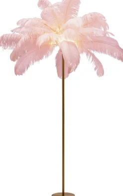 KARE Design Vloerlamp Feather Palm Pink 165cm Online