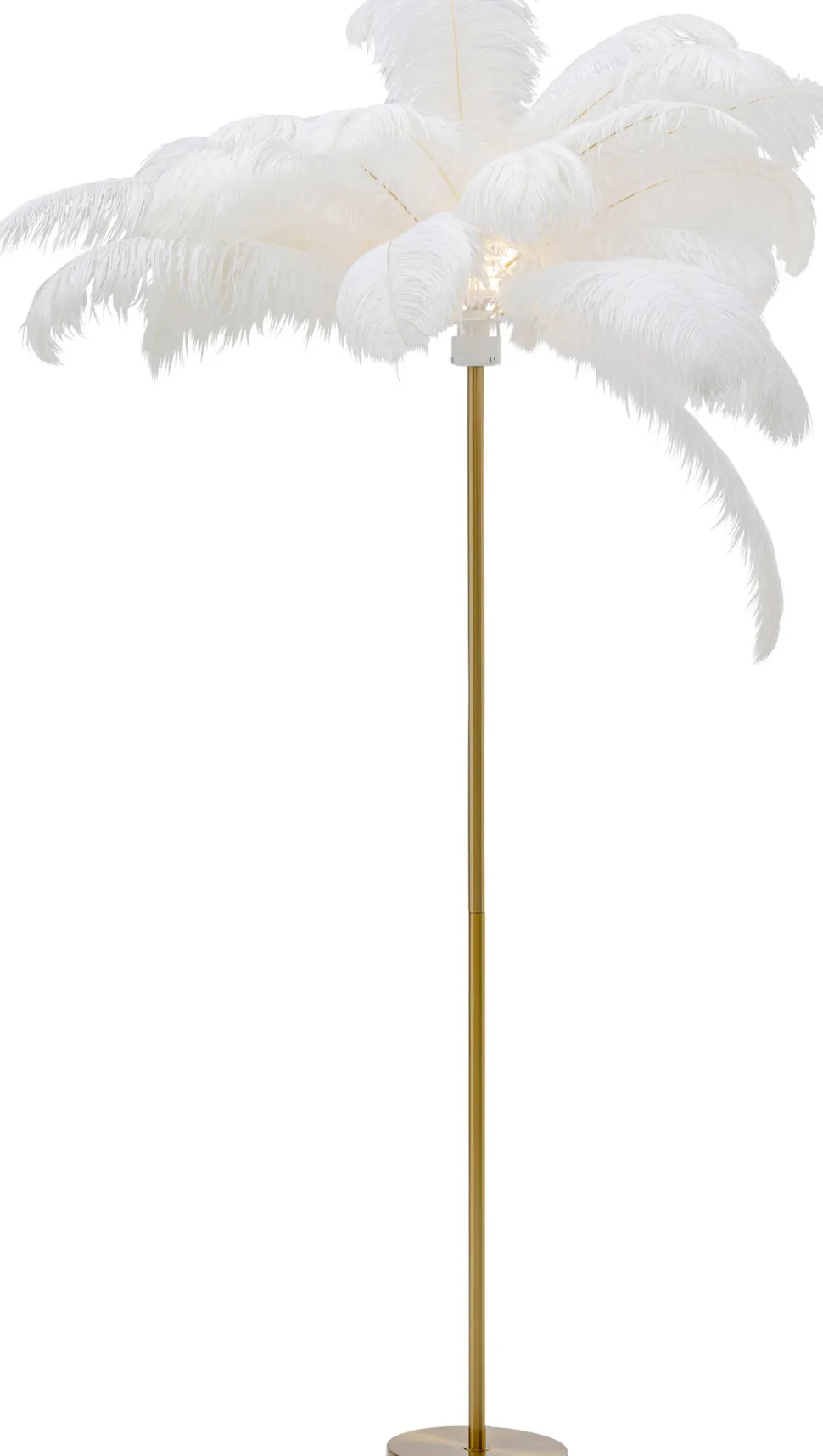 KARE Design Vloerlamp Feather Palm White 165cm Cheap
