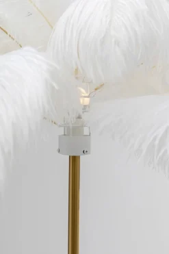 KARE Design Vloerlamp Feather Palm White 165cm Cheap