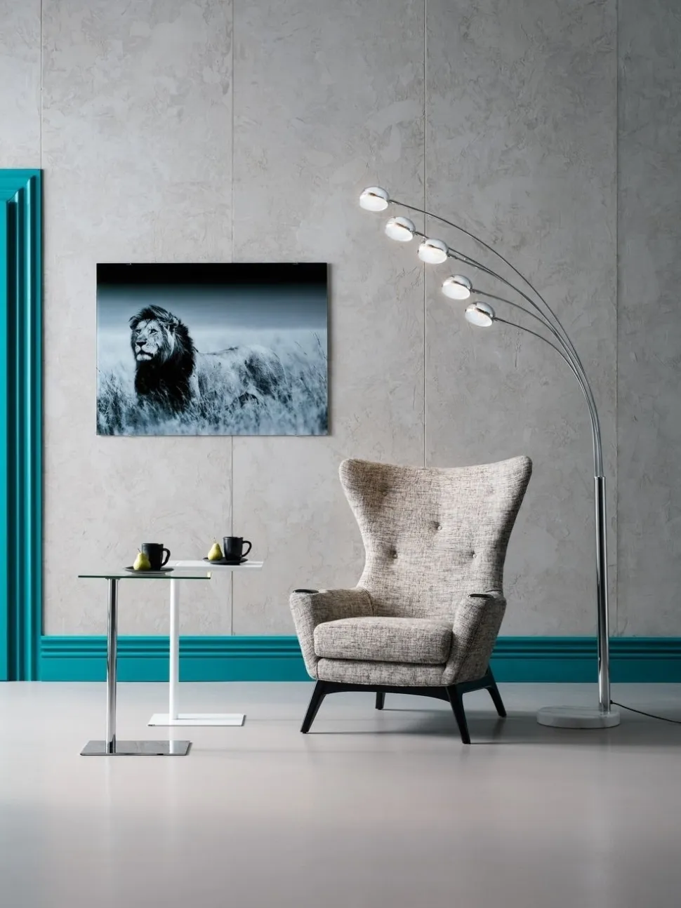 KARE Design Vloerlamp Five Fingers Economy Outlet
