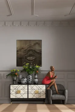 KARE Design Wanddecoratie Genesis 100x100cm Hot